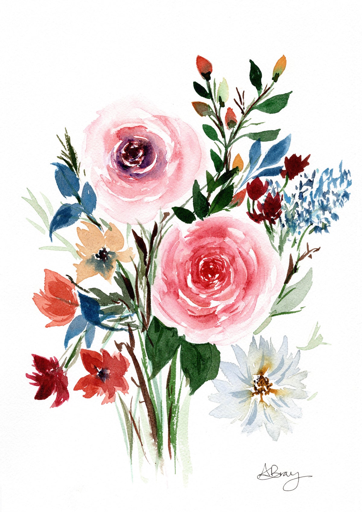 Autumn Bouquet print